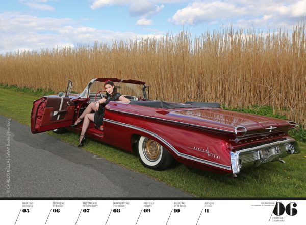 Girls & legendary US-Cars 2018 Wochenkalender von Carlos Kella mit 52 Kalenderblättern, 21 Models und 31 US-Oldtimern 10. Jubiläumsausgabe mit CUBA SPECIAL