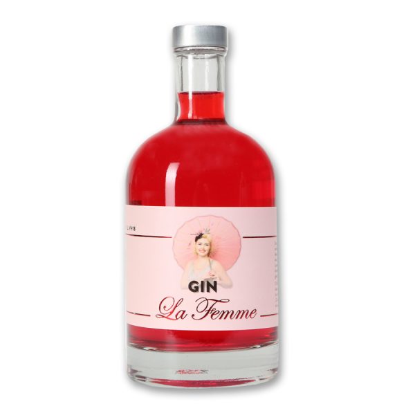 The Taste of Carlos Kella: Gin La Femme 43% VOL. / 0,5 Liter-Flasche in dekorativer Geschenkdose Hergestellt und von Hand abgefüllt in Hamburg