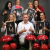 Workshop mit Friseurmeisterin Antje Höhne von "Kavaliere & Stadtschönheiten" und anschließendes Fotoshooting mit Carlos Kella bei SWAY Books.