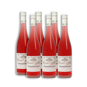 The Taste of Carlos Kella: Rosé Sommerfrisch, 12,26 % VOL. / 6 x 0,75 Liter-Flasche im Versandkarton, 2020er Pfalz Rosé trocken