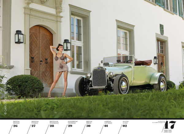 Girls & legendary US-Cars 2021 Wochenkalender von Carlos Kella mit 53 Kalenderblättern.