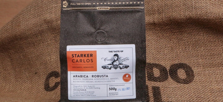 Moin Bohne "Starker Carlos "filterfertig gemahlen 500g Röstkaffee aus Hamburg, Arabica | Robusta.