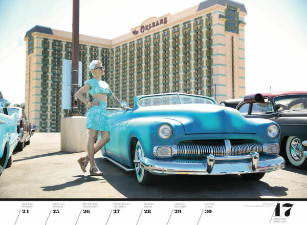 Girls & legendary US-Cars 2023, Wochenkalender, Carlos Kella, SWAY Books