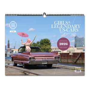 Girls & legendary US-Cars 2026 - Wochenkalender