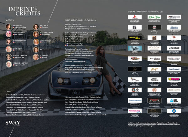 Girls & legendary US-Cars 2026 - Wochenkalender – Bild 55