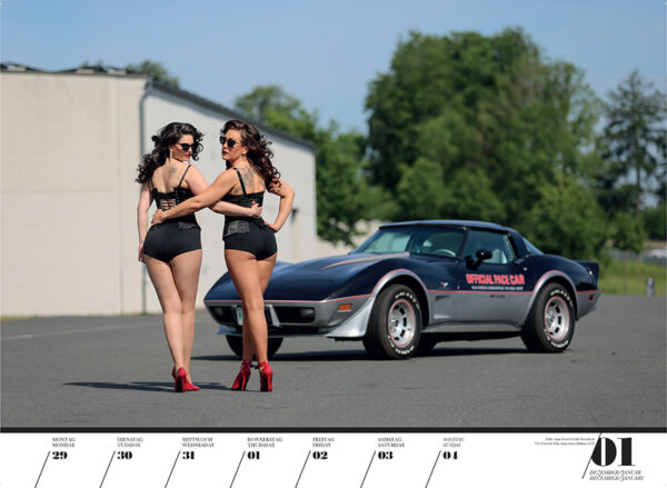 Girls & legendary US-Cars 2026 - Wochenkalender – Bild 3