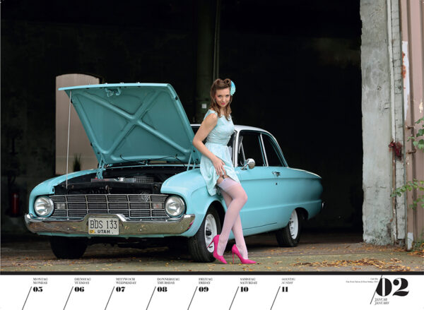 Girls & legendary US-Cars 2026 - Wochenkalender – Bild 4