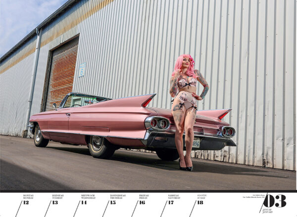 Girls & legendary US-Cars 2026 - Wochenkalender – Bild 5
