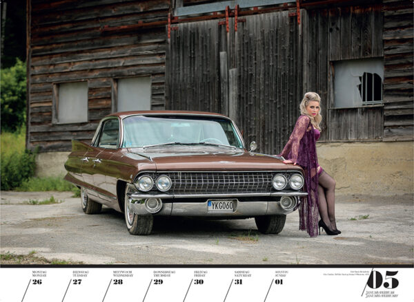 Girls & legendary US-Cars 2026 - Wochenkalender – Bild 7