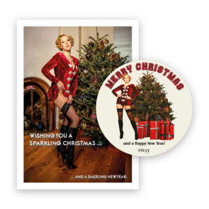Postkarte und Sticker XMAS