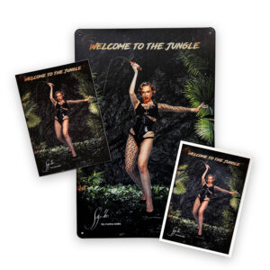 Schild-Bundle Welcome the Jungle