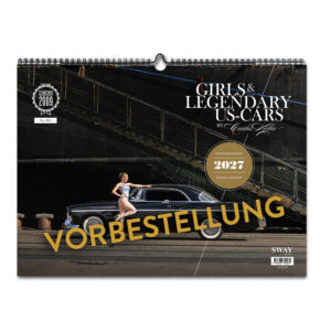 Girls & legendary US-Cars 2027 - Wochenkalender