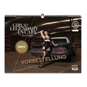 Girls & legendary US-Cars 2027 - Wochenkalender