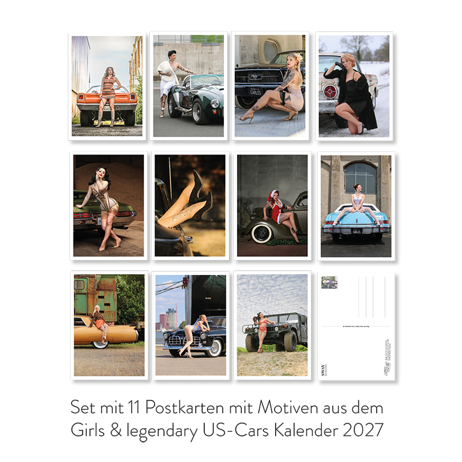 Postkarten-Set Kalender 2027